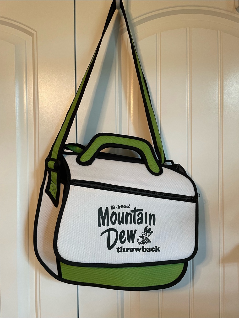 Gemline Mountain Dew Throwback 2D cartoon satchel
